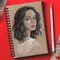 PANDAFLY Professional Colored Charcoal Pencils Drawing Set, Skin Tone Colored Pencils, Pastel Chalk Pencils for Sketching, Shading, Coloring, Layering & Blending, 24 Colors